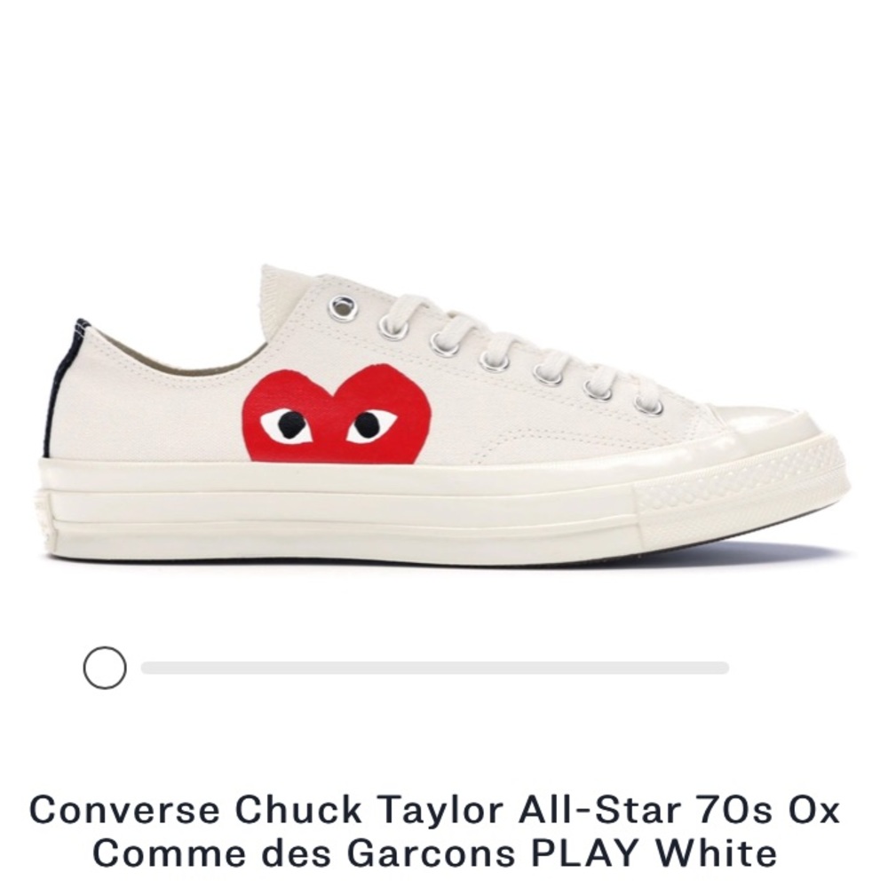 CDG converse low top